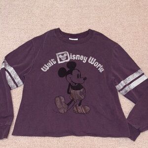 Disney Purple Mickey Mouse Sweatshirt